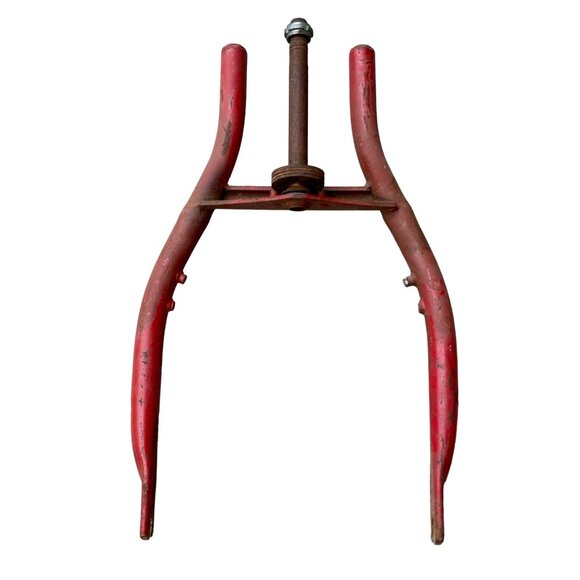 Vintage Honda ATC Front Forks ATV 3-Wheeler 1980's All Terrain Cycle Red - Picture 3 of 4